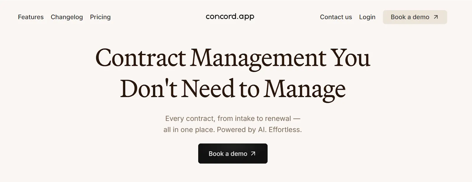 Concord.app homepage