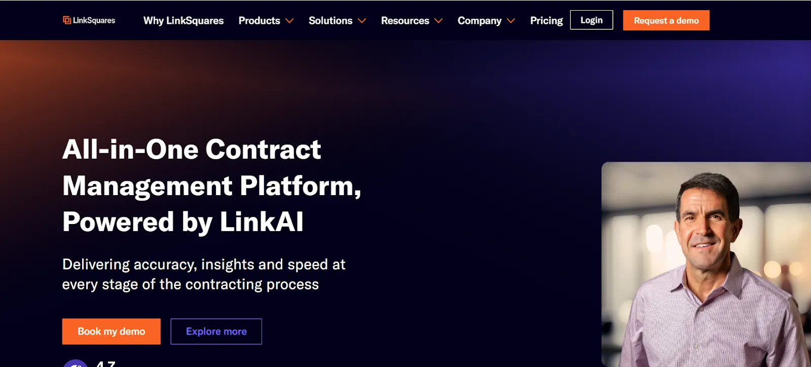  LinkSquares homepage