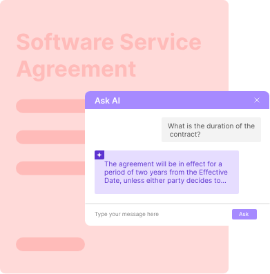 Image of Signeasy AI answering the user’s question 