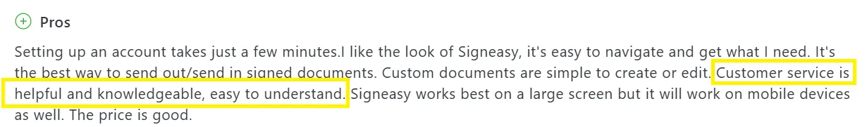 Signeasy review: fast setup, easy custom documents, good price, mobile use