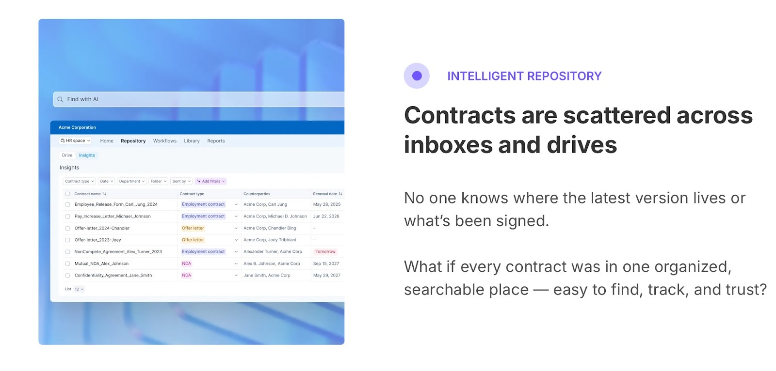 Signeasy intelligent contract repository.