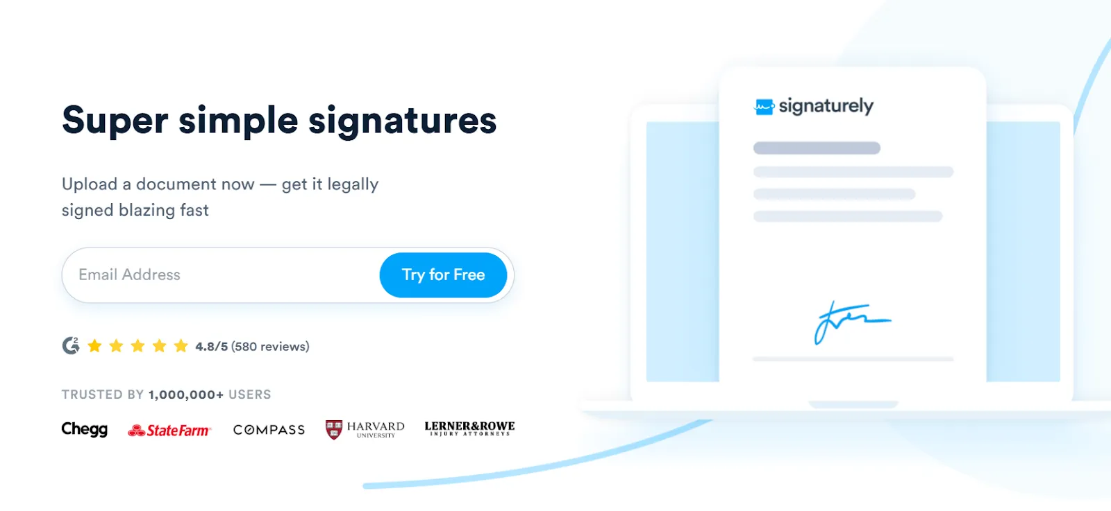 Signaturely Homepage
