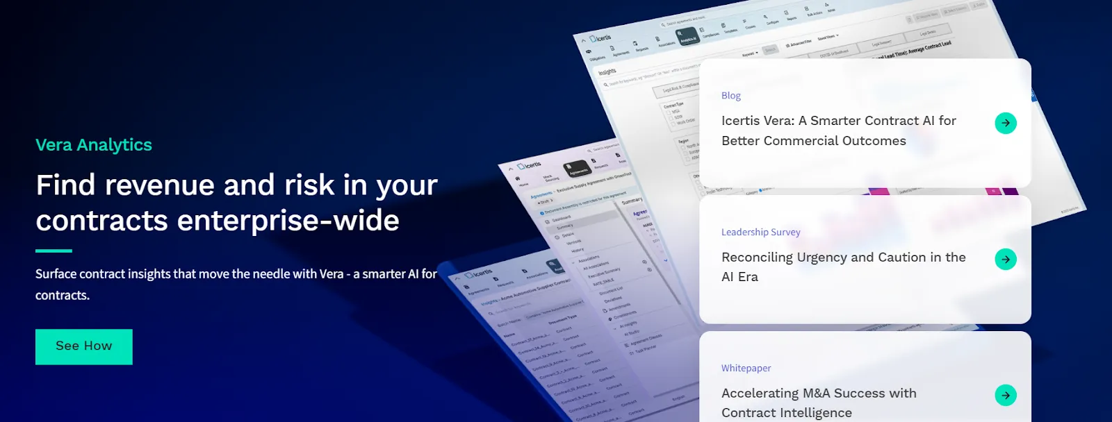 Icertis, an AI contract review platform
