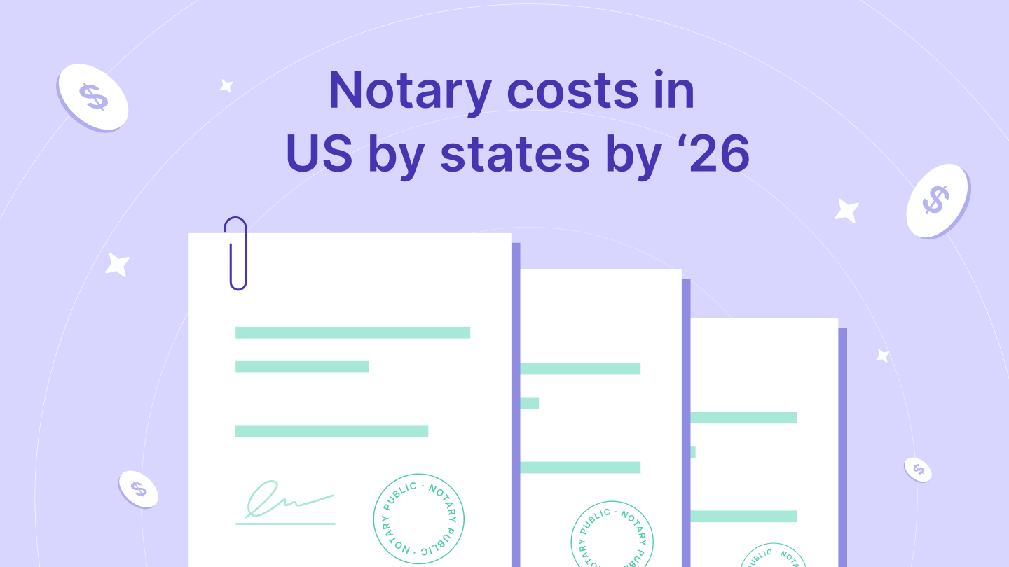 Notary fees in the U.S.: A clear cost guide for 2026
