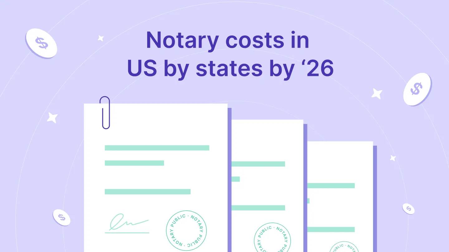 Notary fees in the U.S.: A clear cost guide for 2026