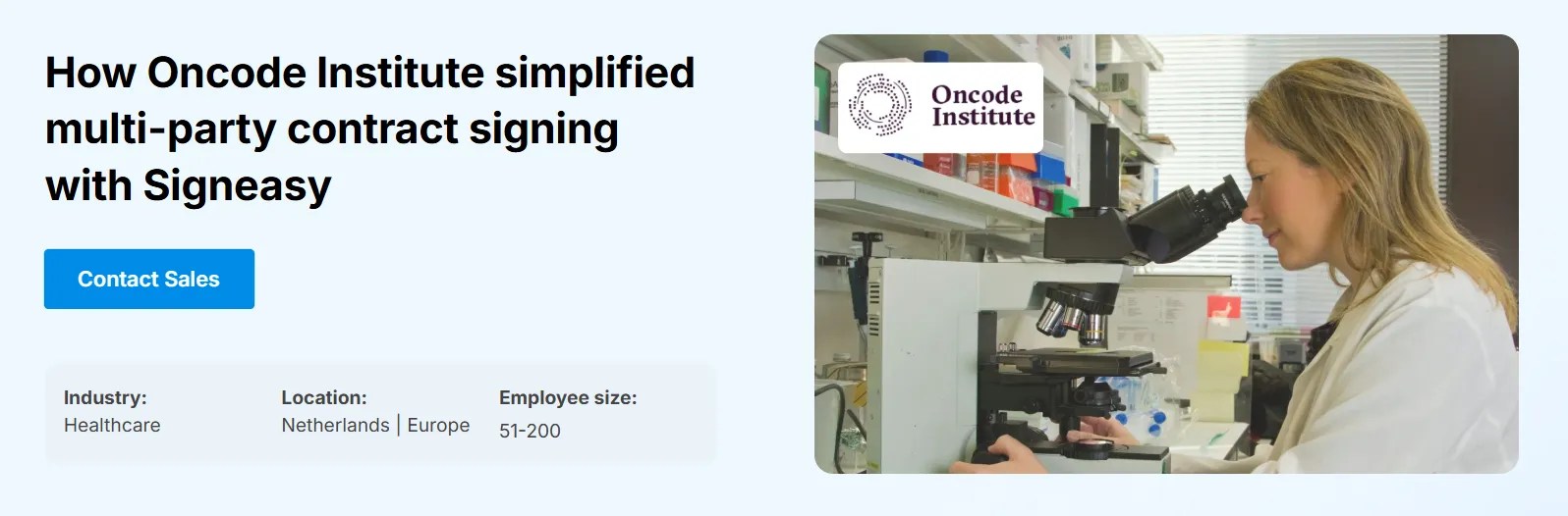 Cancer research organization achieving efficient contract execution with Signeasy Intelligent Contract Management