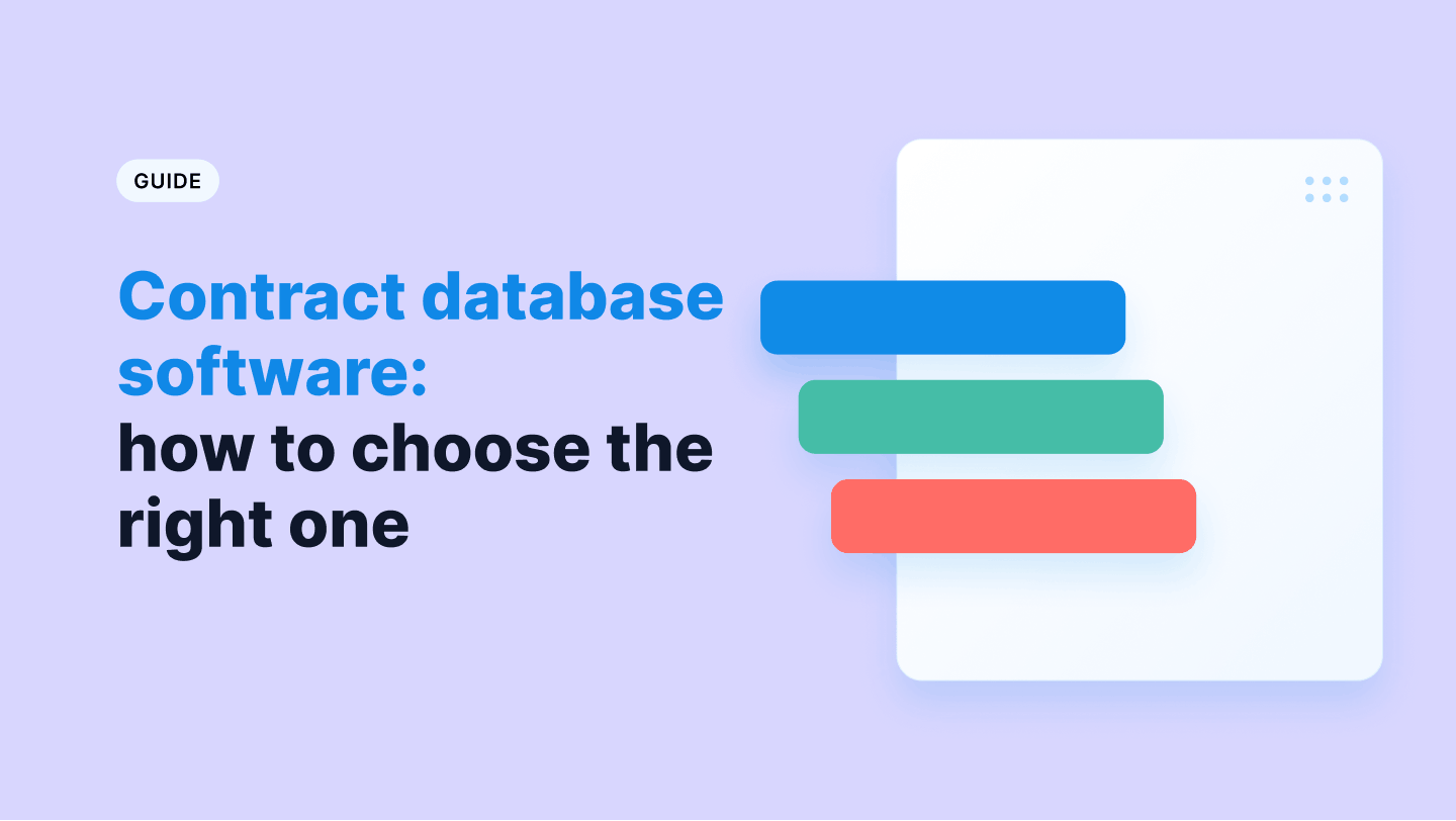 Contract database software: how to choose the right one