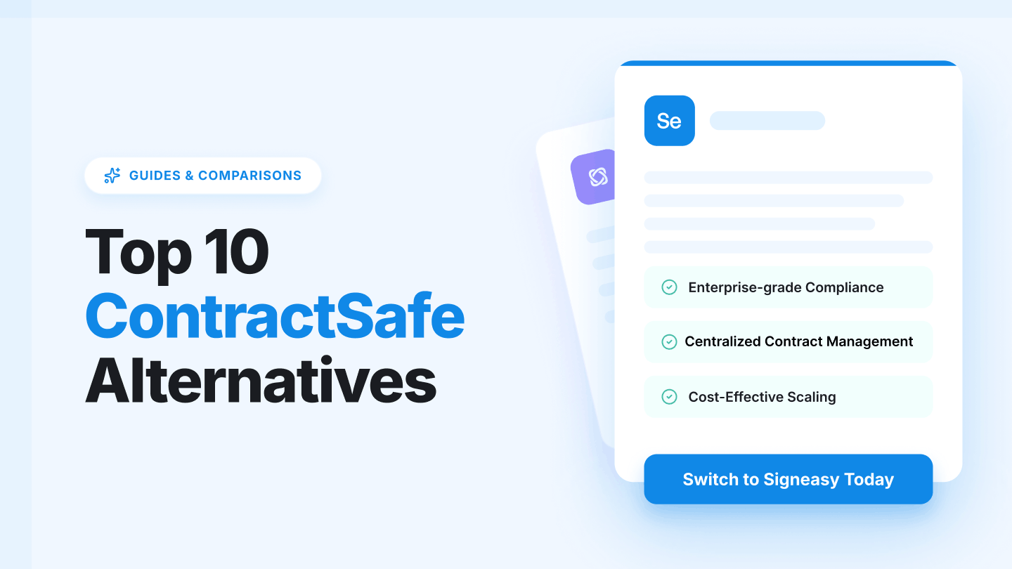 Top 10 ContractSafe alternatives for 2026