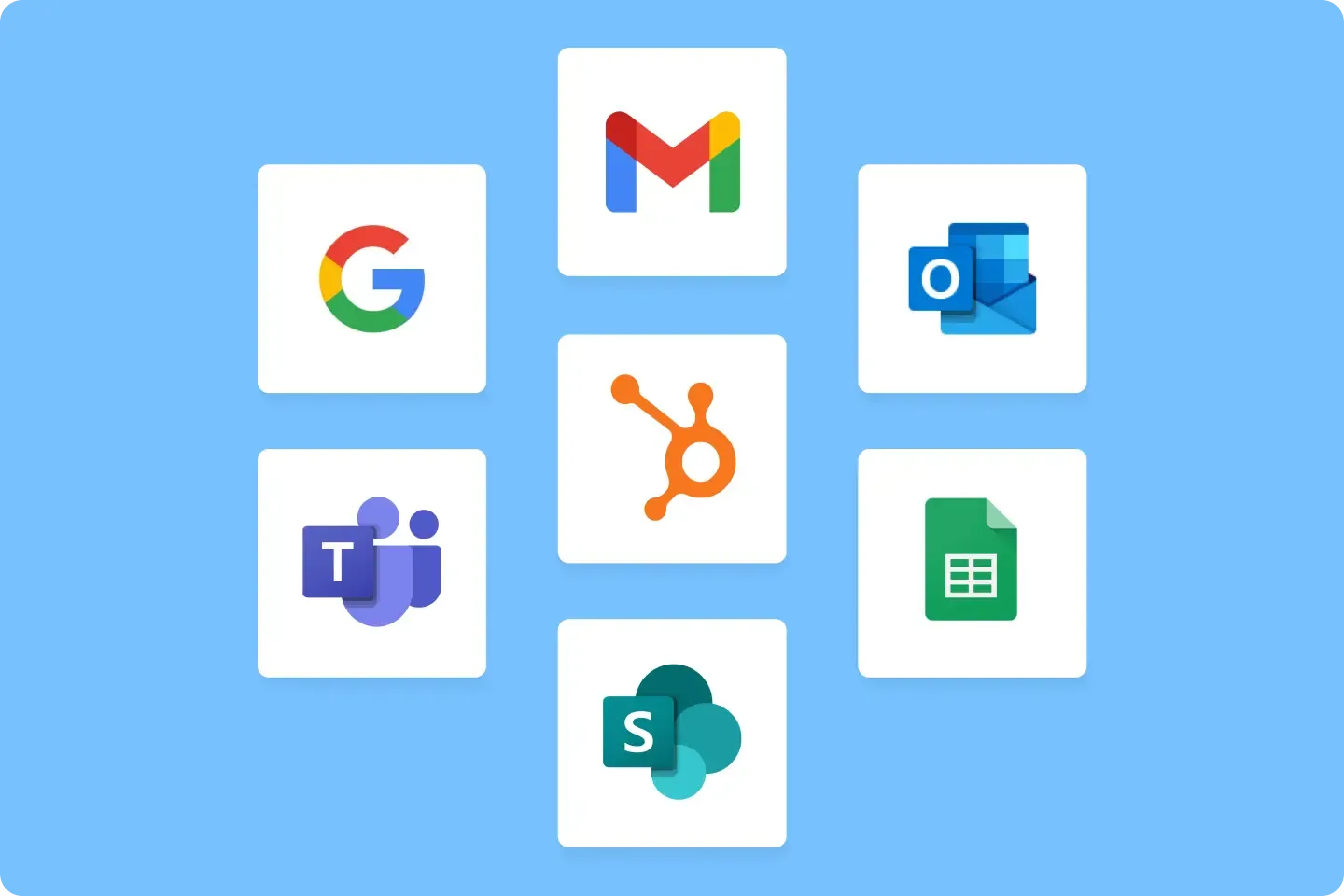 Contract management integrations with Google, Microsoft, HubSpot, and Sheets