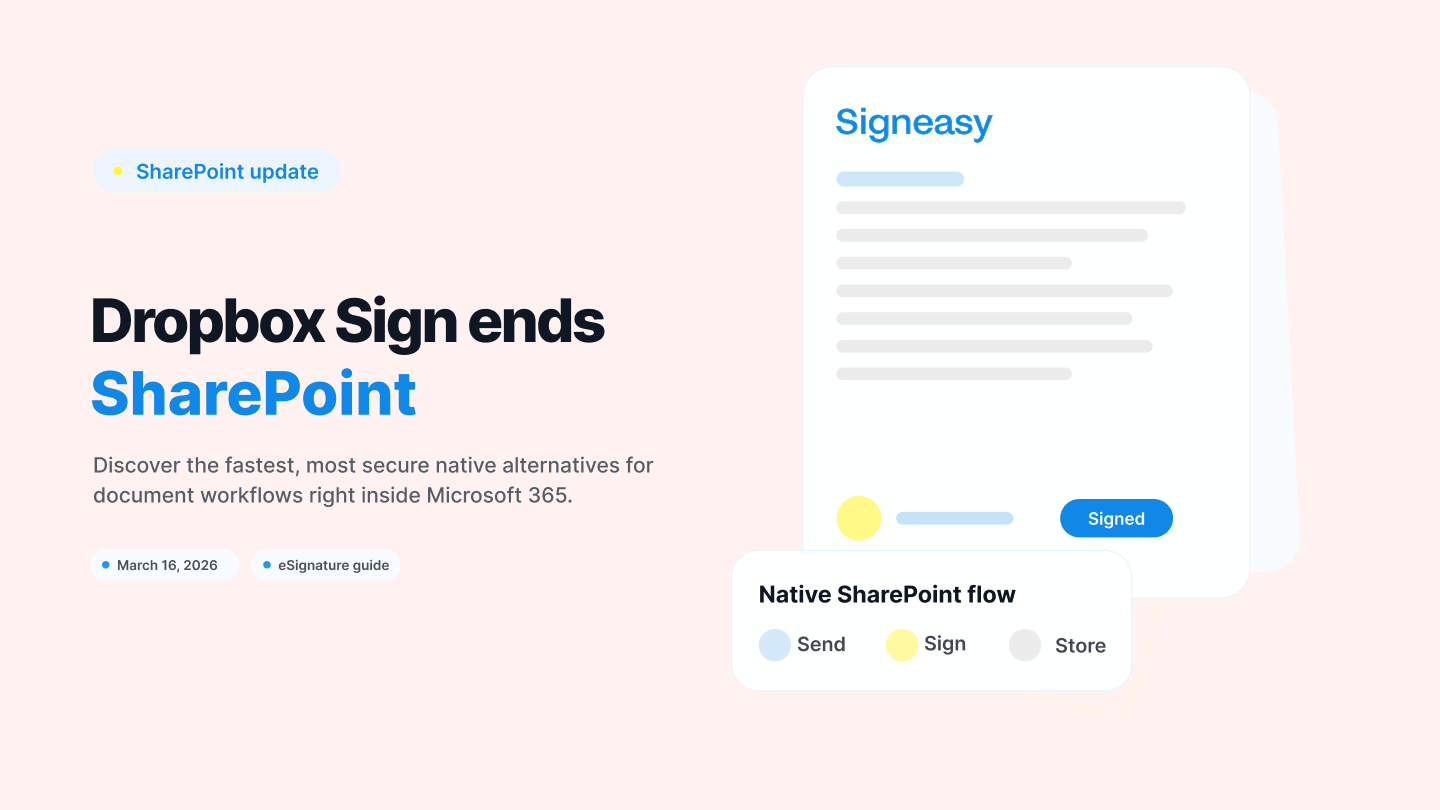 Dropbox Sign is ending its SharePoint integration: here are your best alternatives