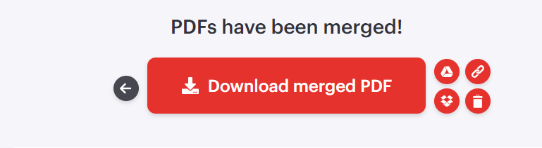 Image showing how to download merged PDF pages in order