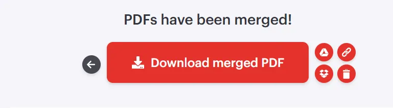 Image showing how to download merged PDF pages in order