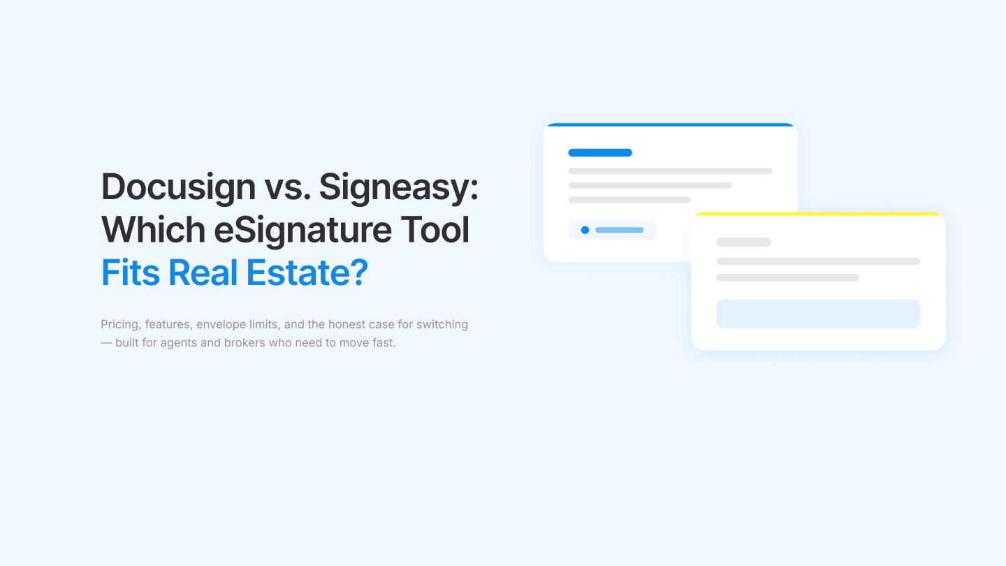Docusign for real estate: features, pricing & best alternatives in 2026