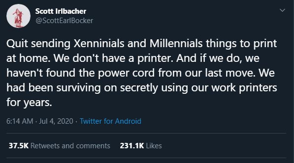 Younger generation hates printers