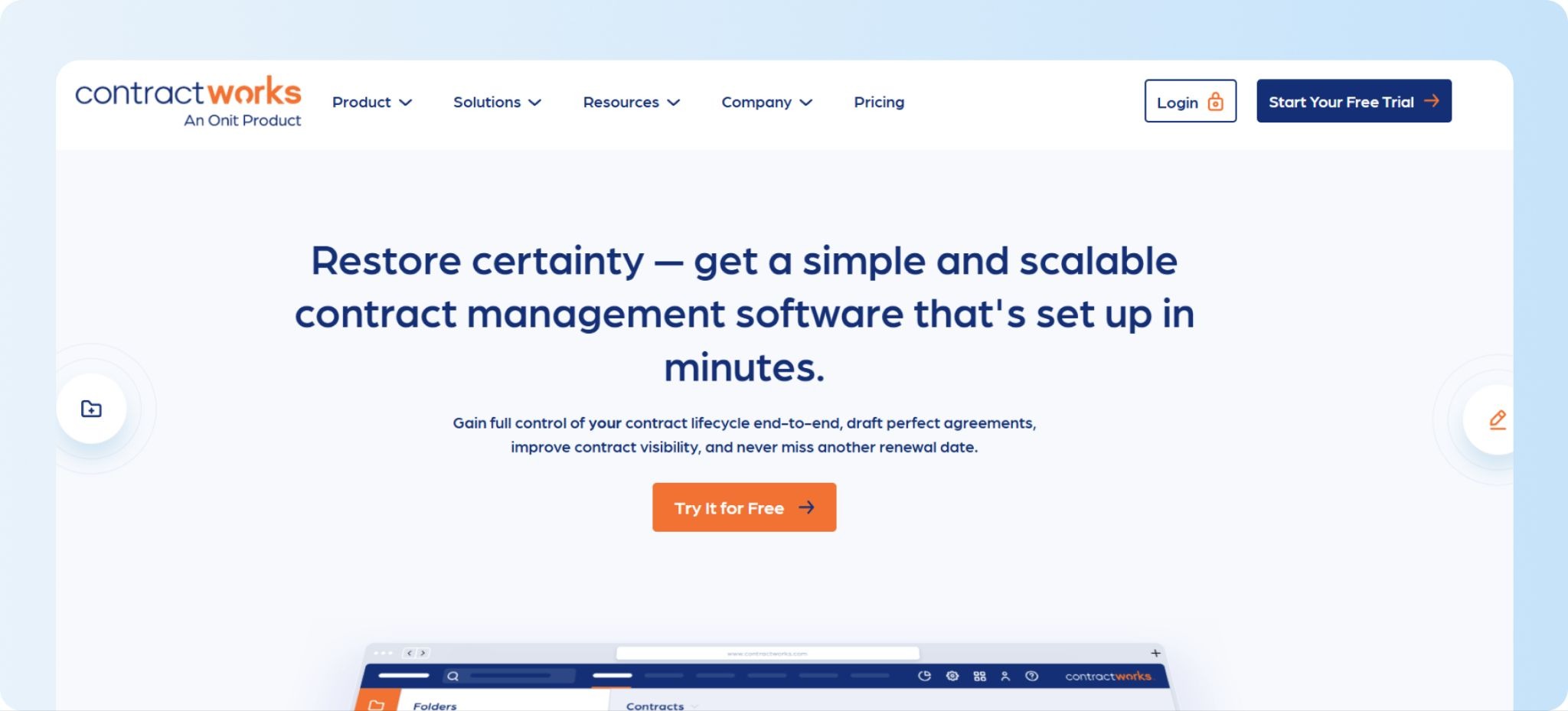 ContractWorks screenshot