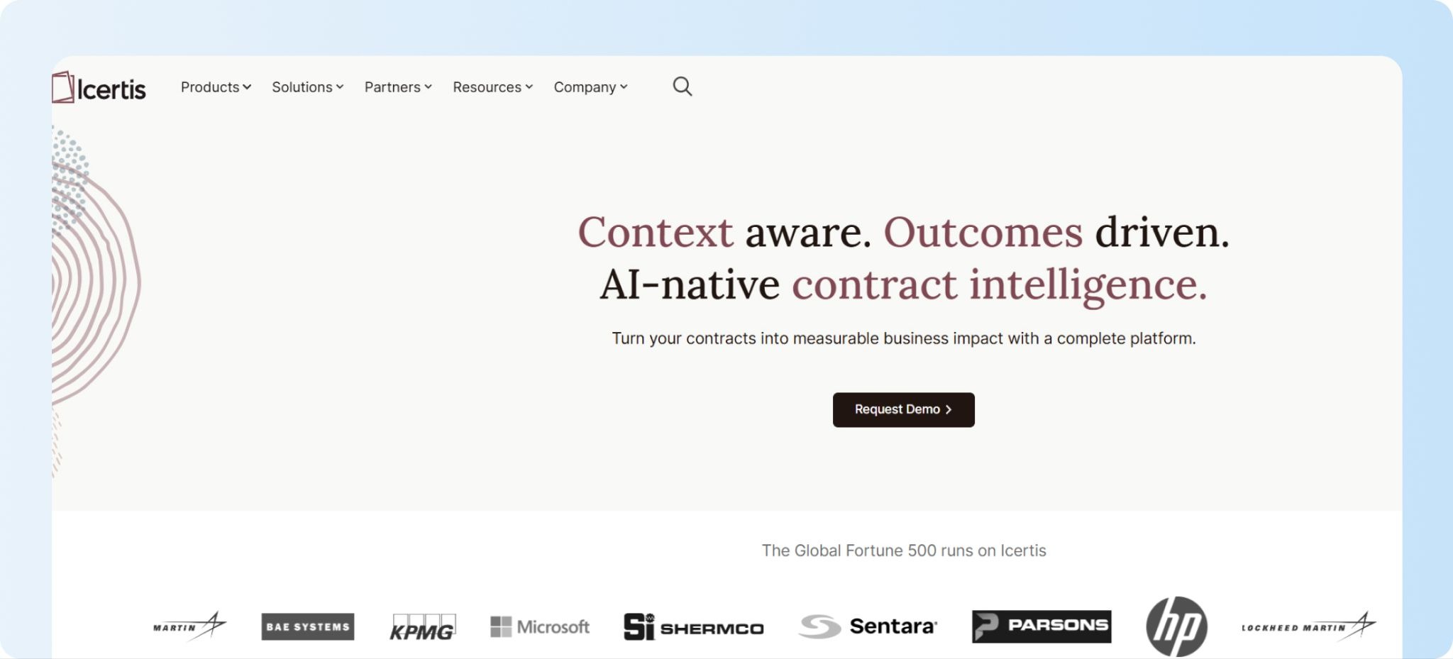 Icertis contract management platform