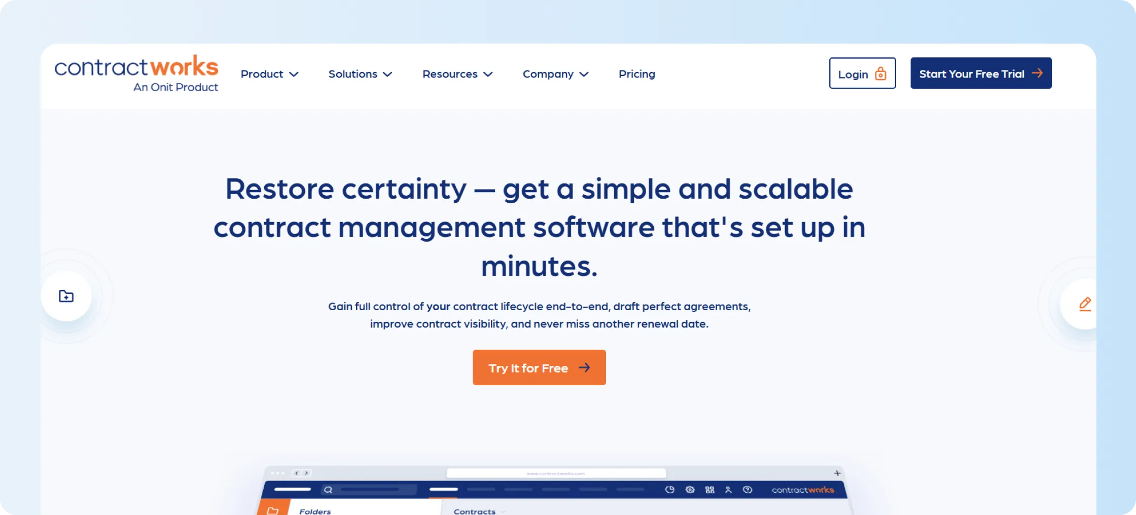 ContractWorks screenshot