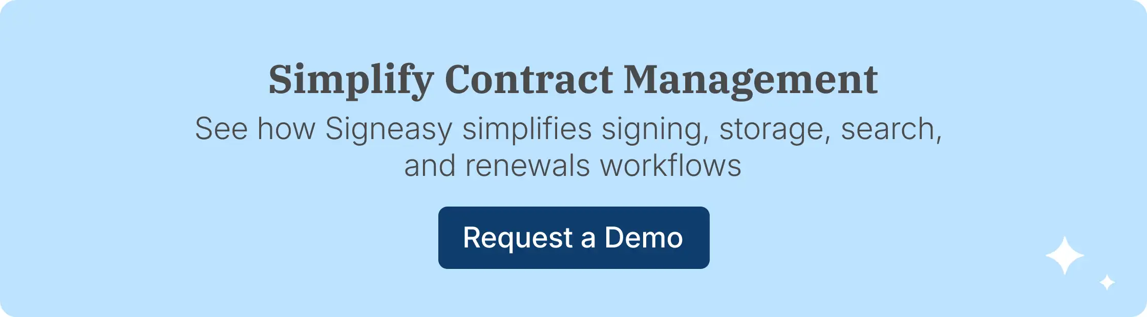 Signeasy contract management and eSignature workflow for teams