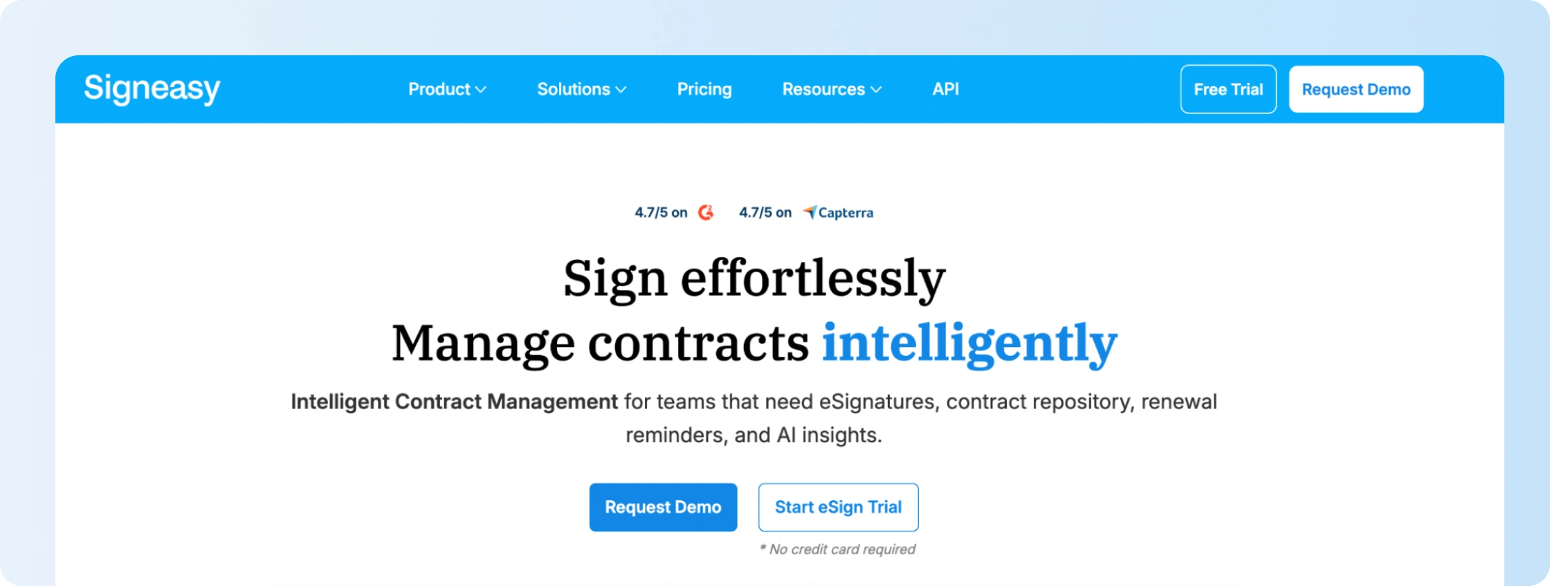 Signeasy is one of the leading Docusign alternatives