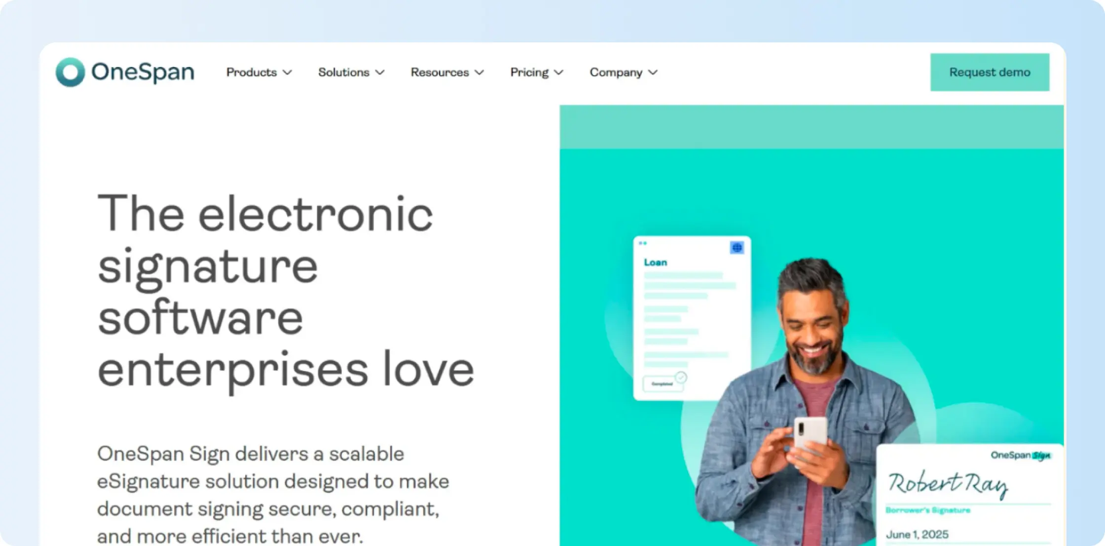 OneSpan Sign is a good Docusign alternative for regulated industry