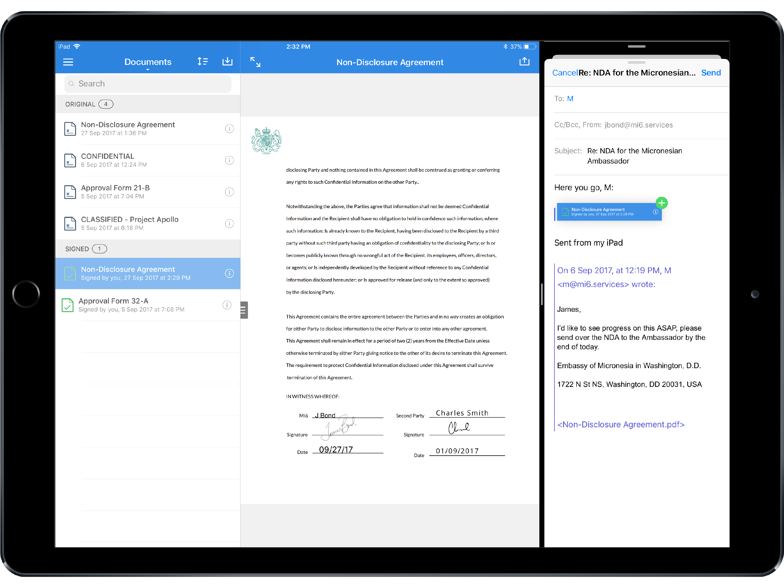 Do more with your documents for electronic signatures