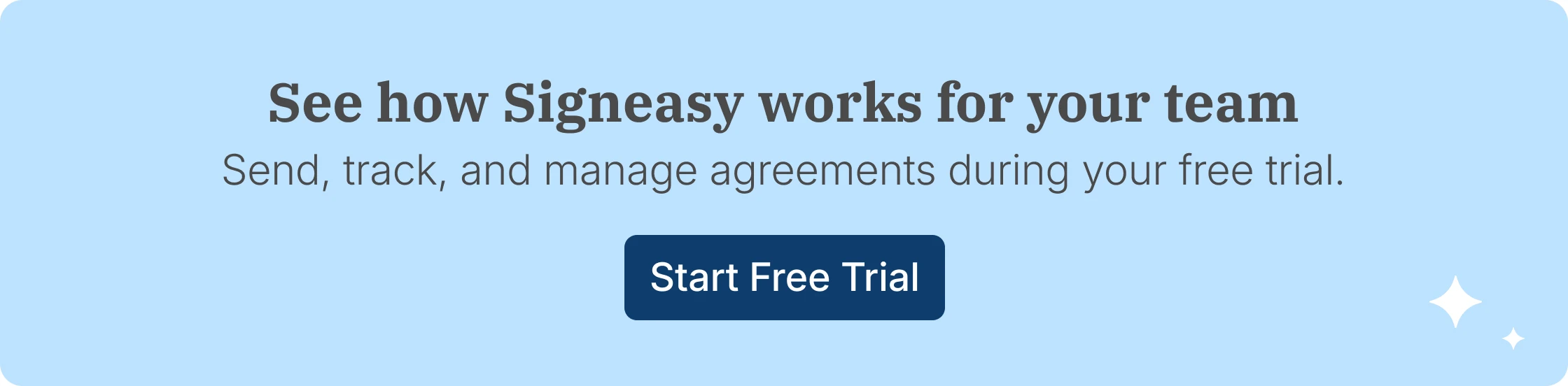 Signeasy eSignature free trial for growing teams