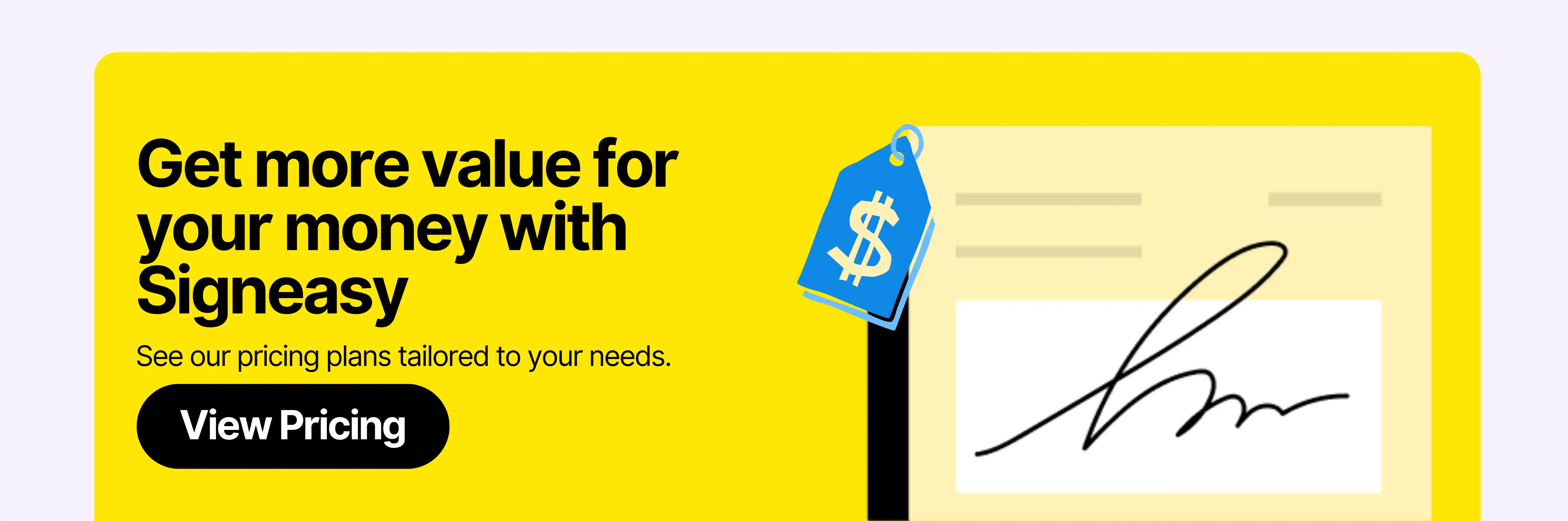 Signeasy pricing plans