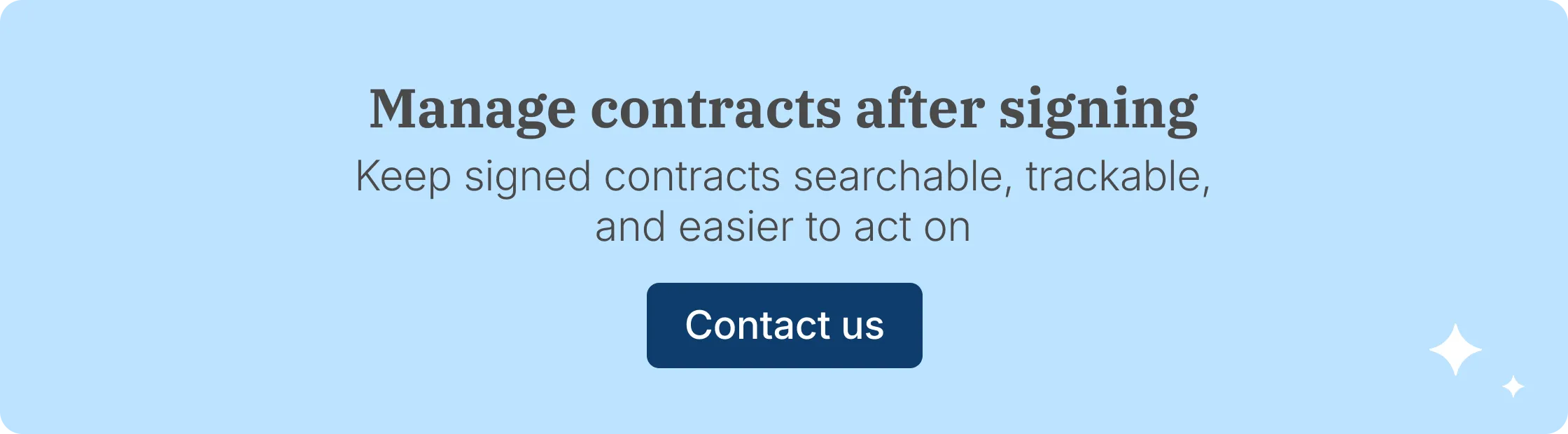 Signeasy contract management platform for signed contract visibility