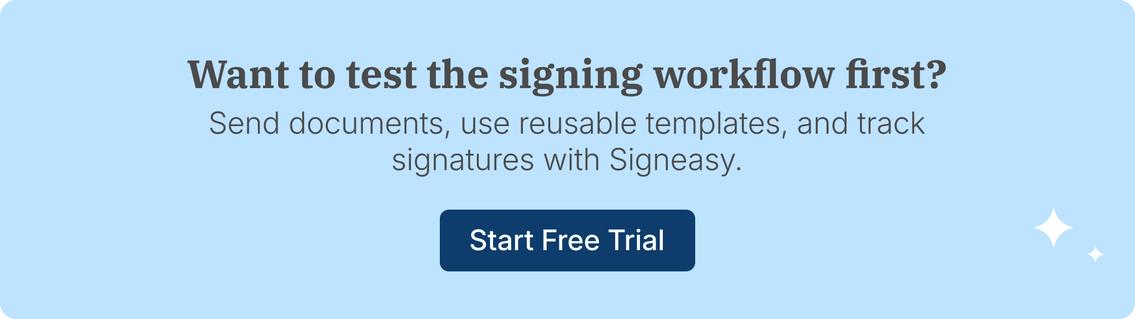 Want to test the signing workflow first?
