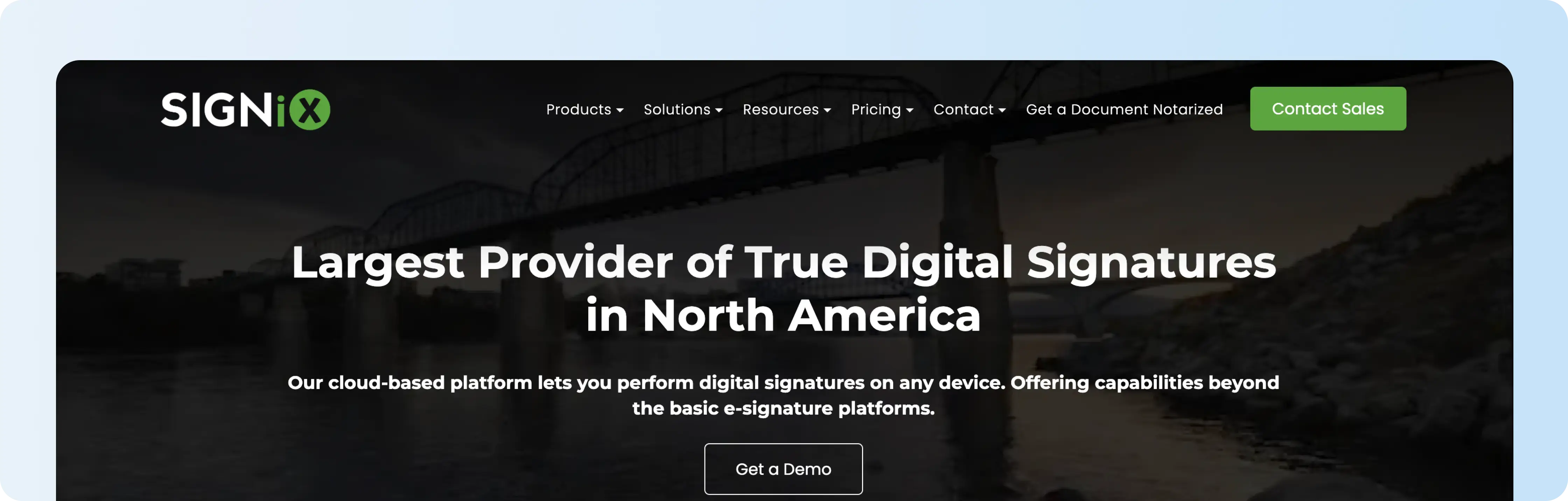 SIGNiX PKI digital signature platform