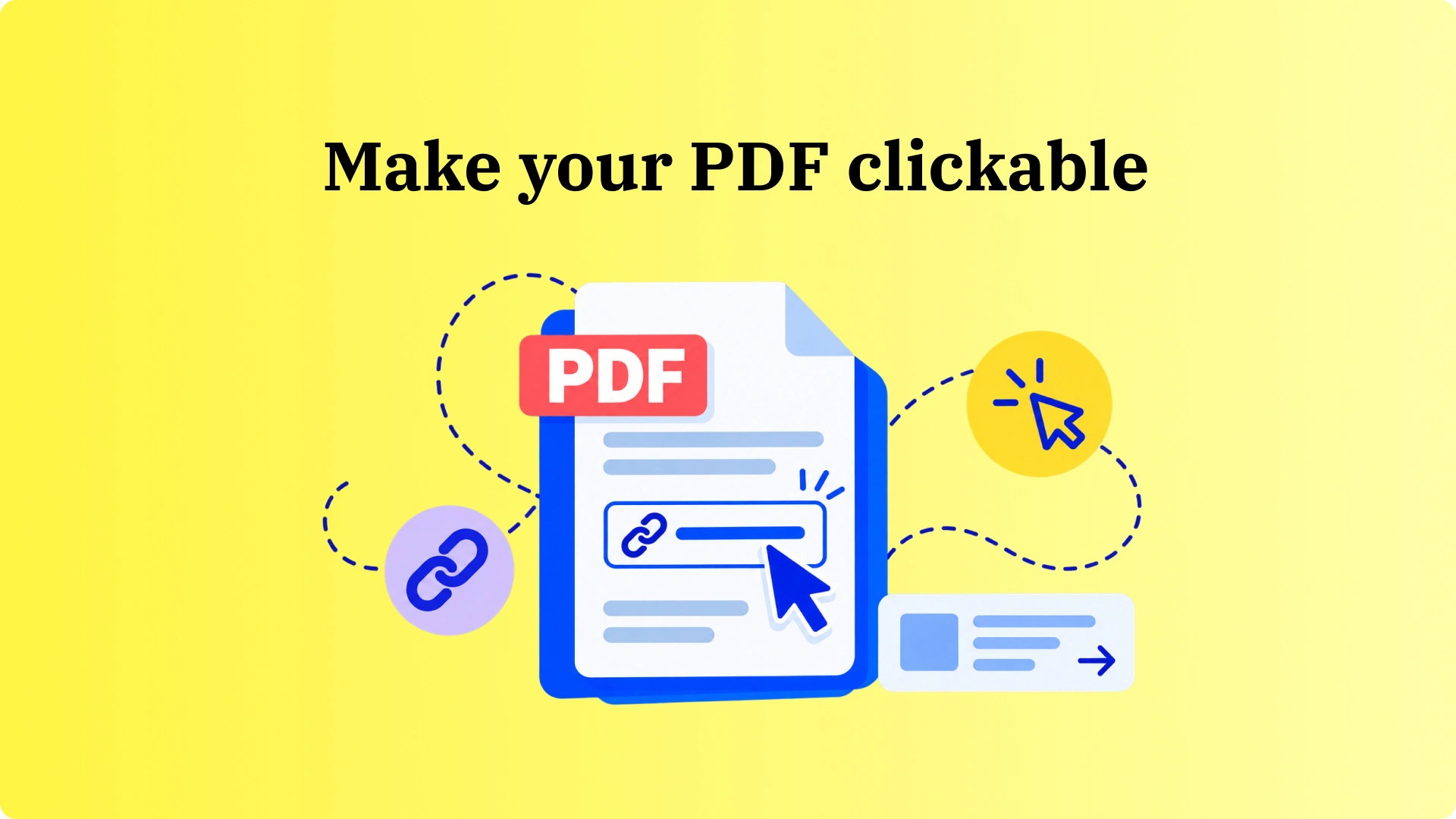 How to add a hyperlink to a PDF