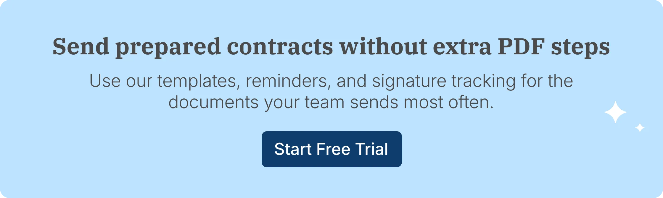 Signeasy recurring contract signing and tracking workflow.