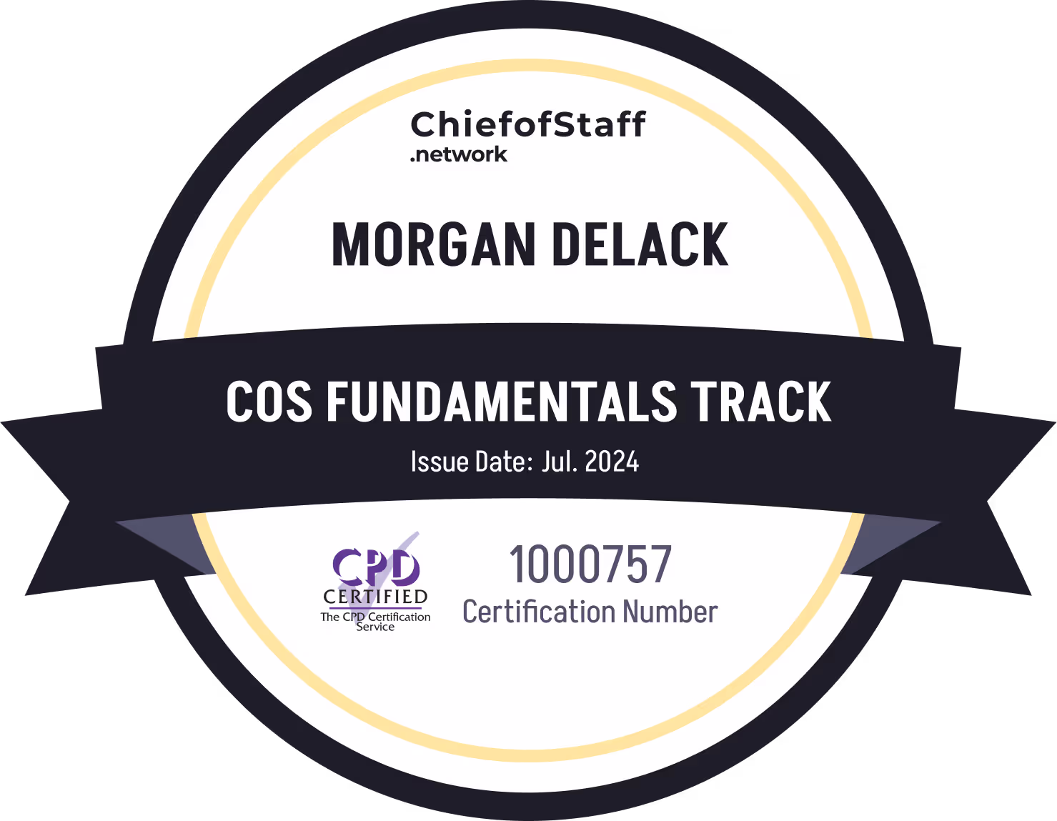 Chief of Staff Fundamentals Track (Morgan Delack)