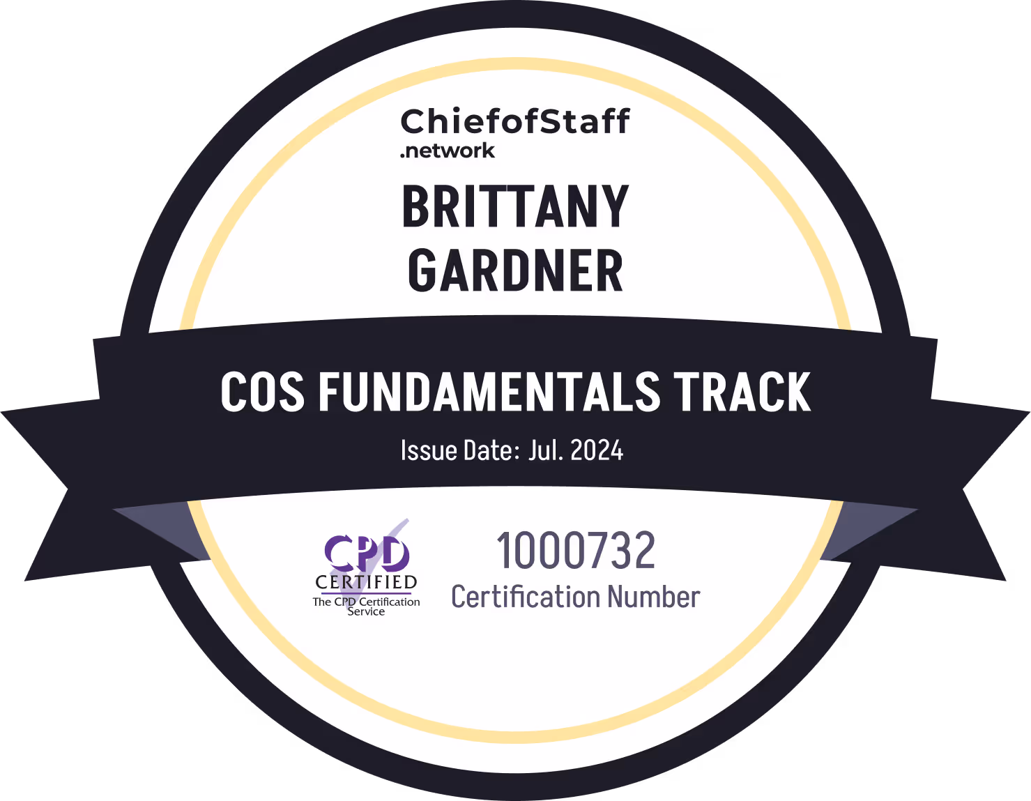Chief of Staff Fundamentals Track (Brittany Gardner)