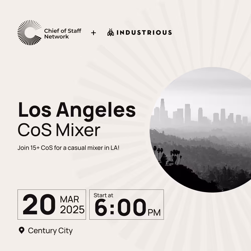 LA CoS Mixer (March 20)