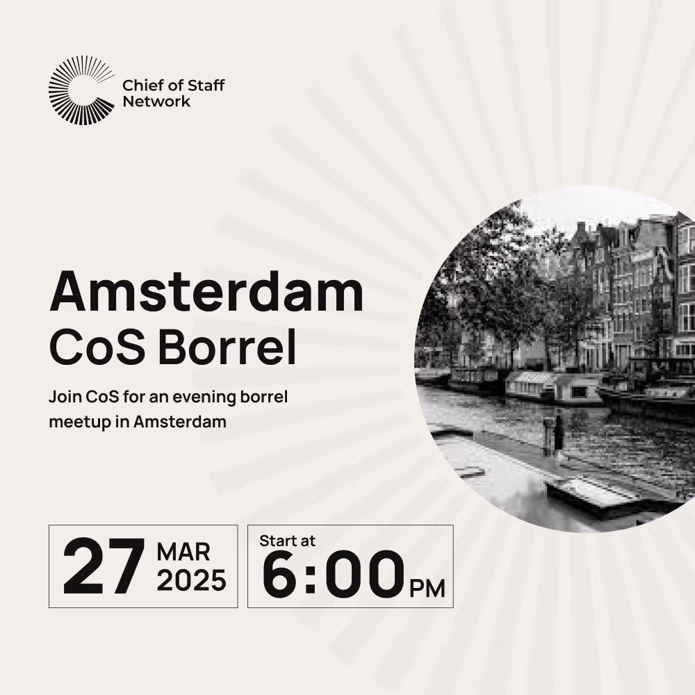 Amsterdam CoS Borrel (Mar 27)