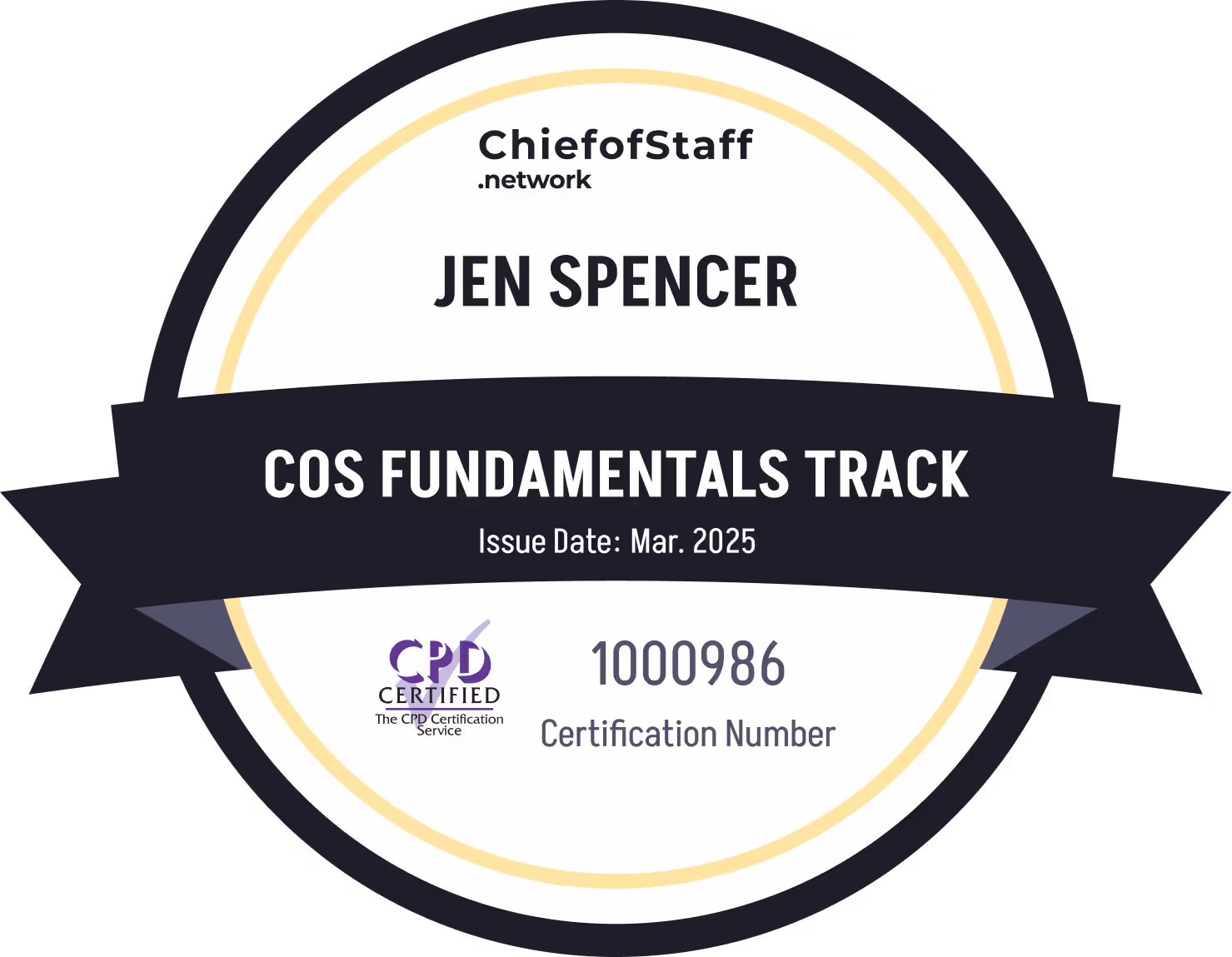 Chief of Staff Fundamentals Track (Jen Spencer)