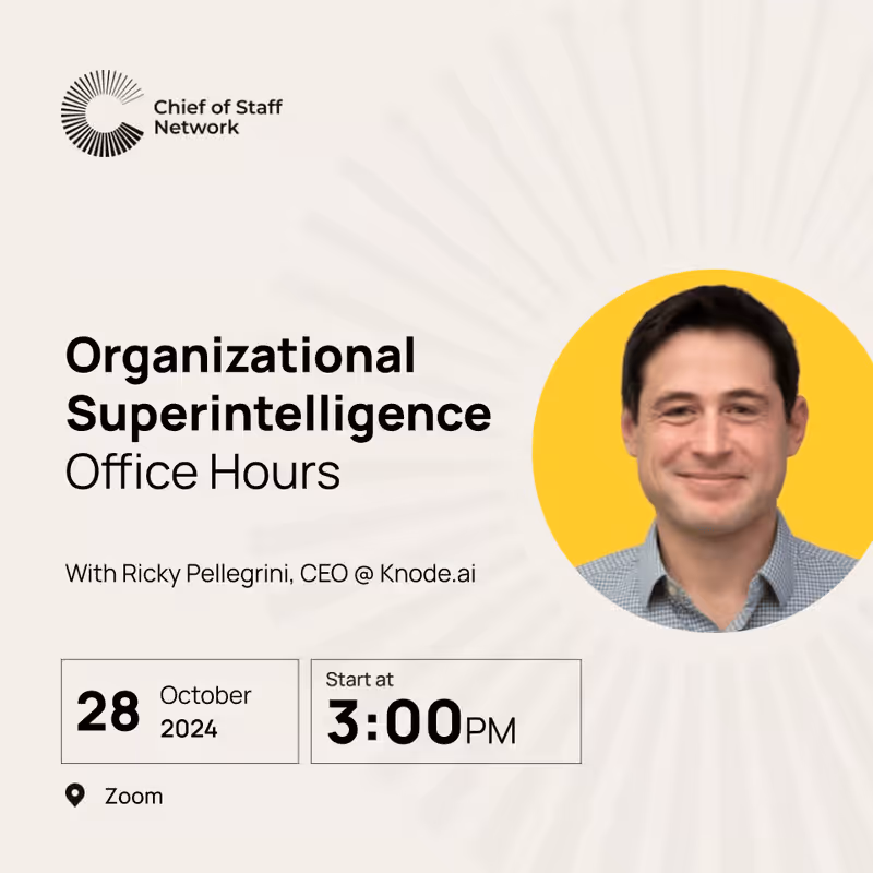 Organizational Superintelligence Office Hours