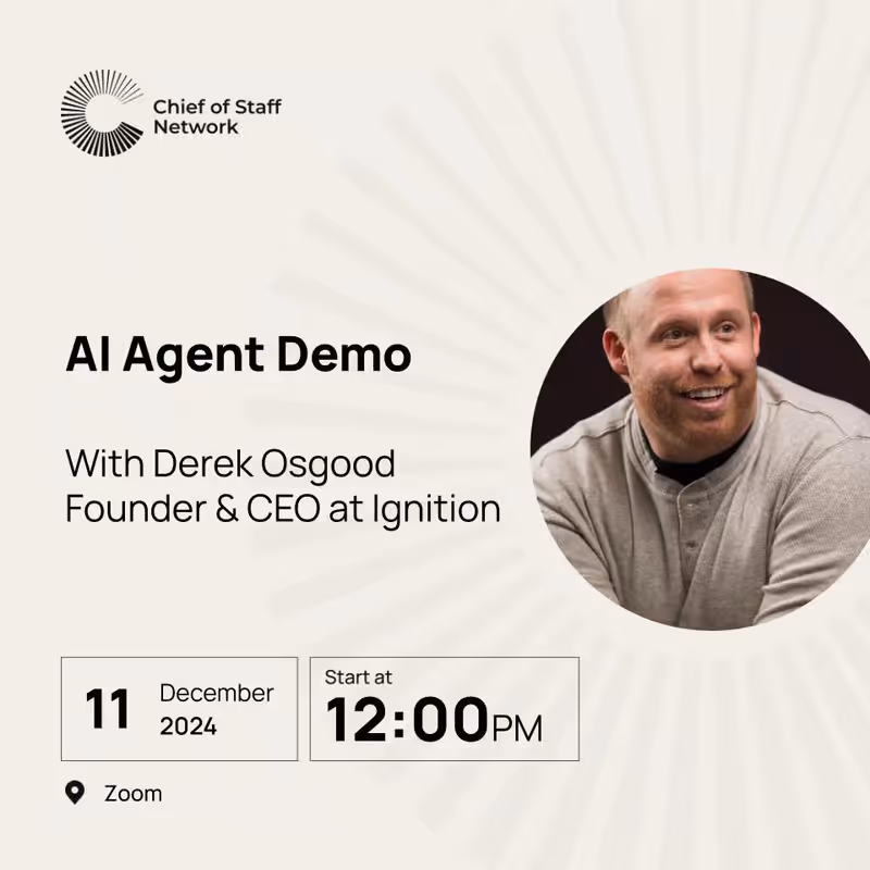 AI Agent Demo (12/11)
