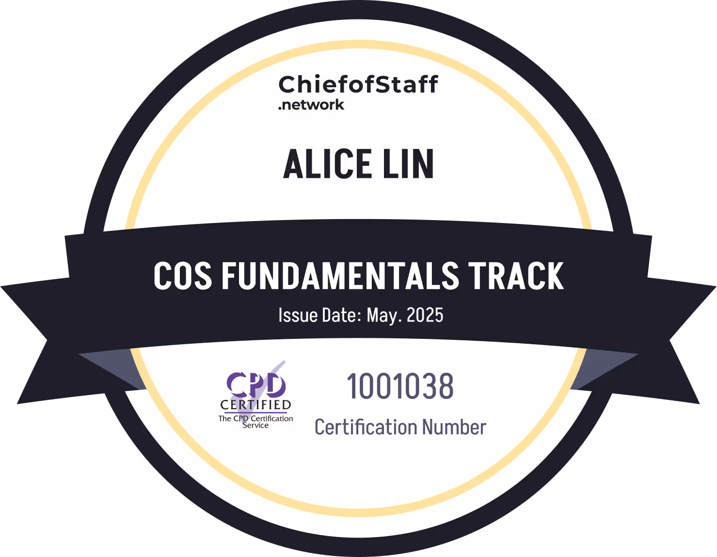 Chief of Staff Fundamentals Track (Alice Lin)