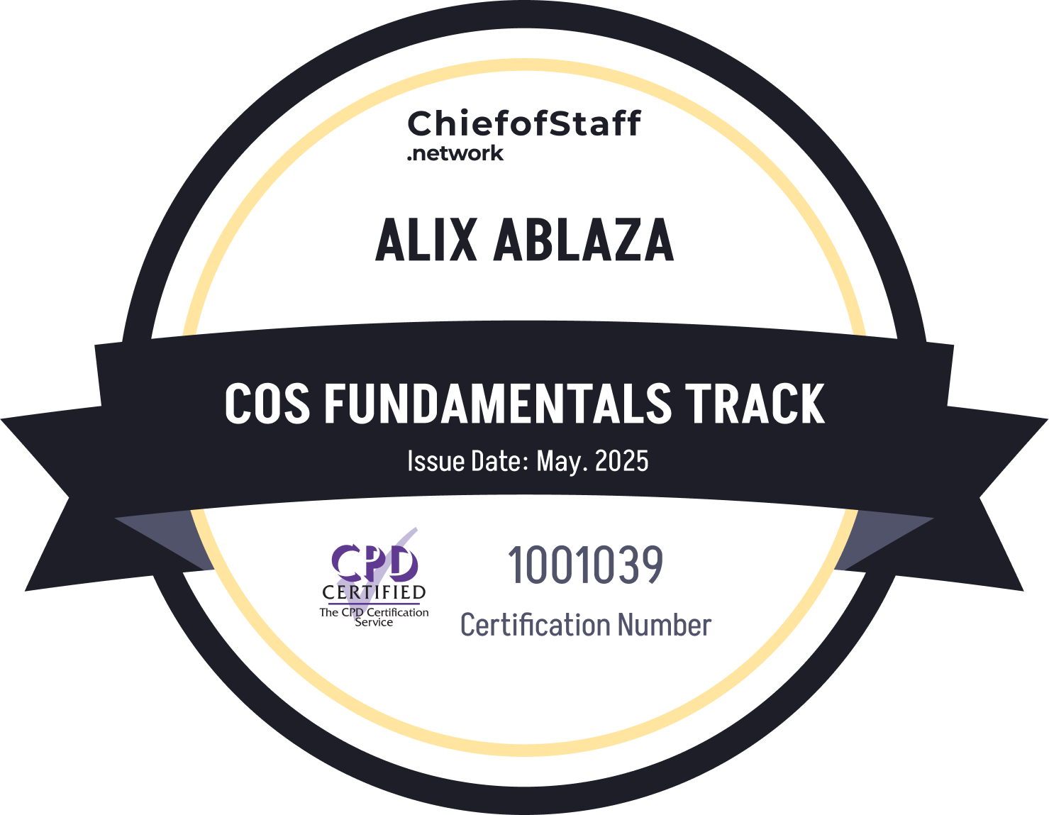 Chief of Staff Fundamentals Track (Alix Ablaza)