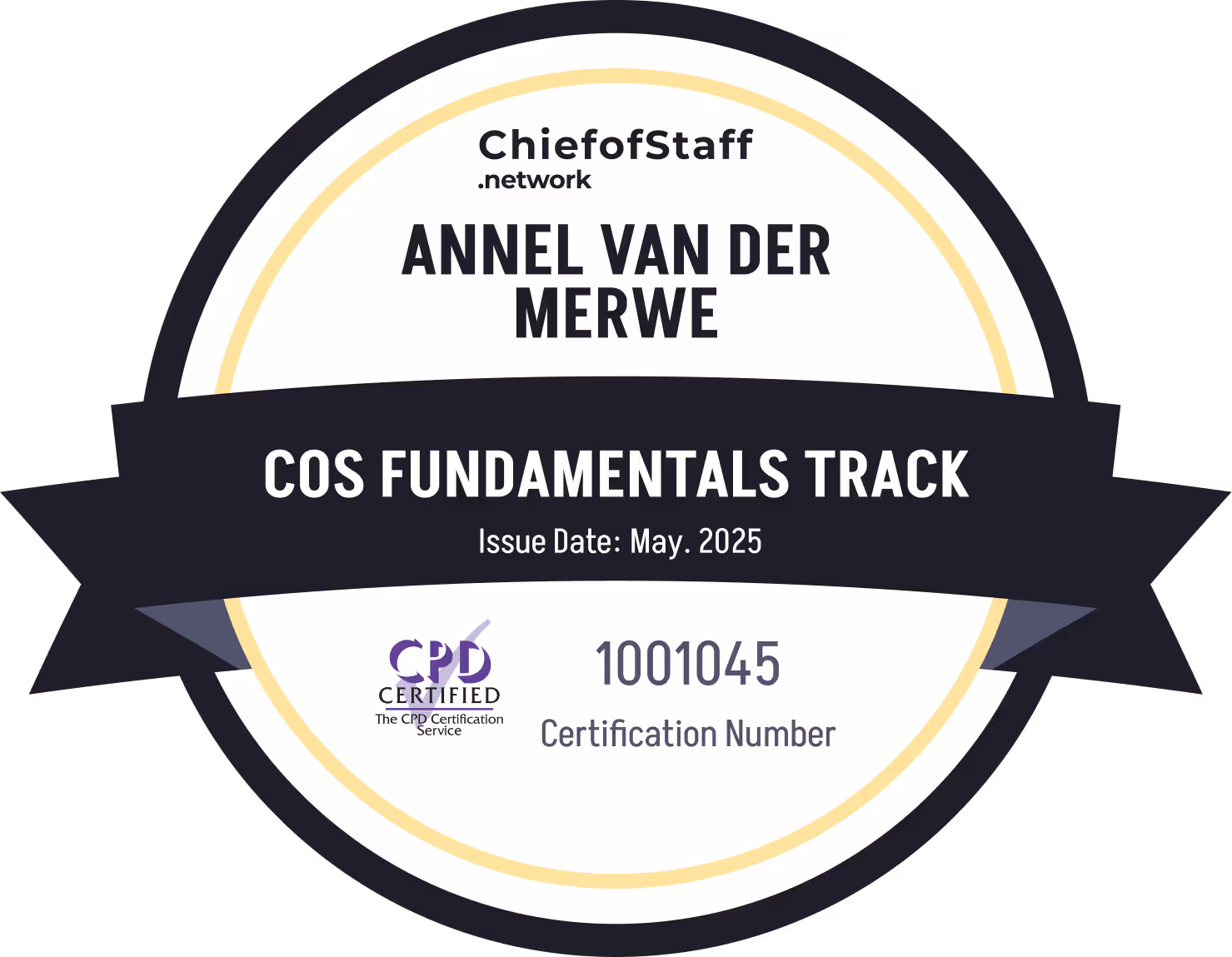 Chief of Staff Fundamentals Track (Annel van der Merwe)
