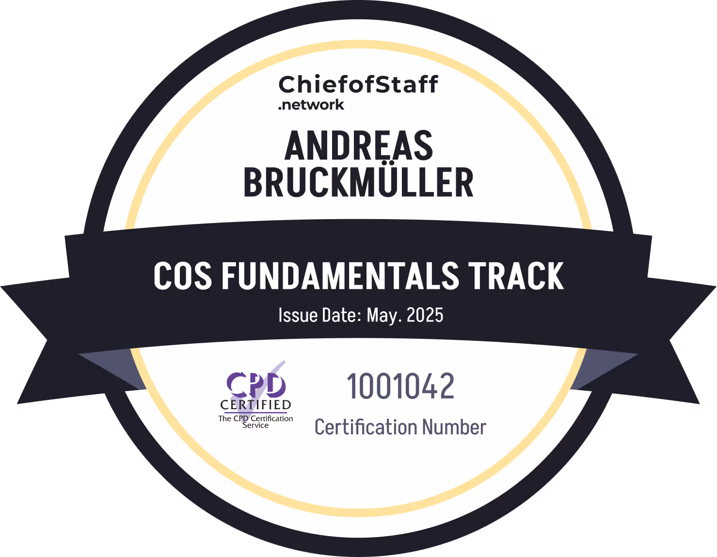 Chief of Staff Fundamentals Track (Andreas Bruckmüller)