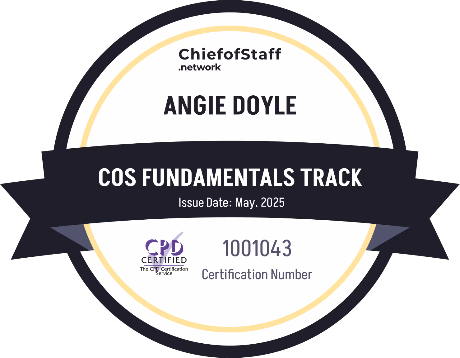 Chief of Staff Fundamentals Track (Angie Doyle)