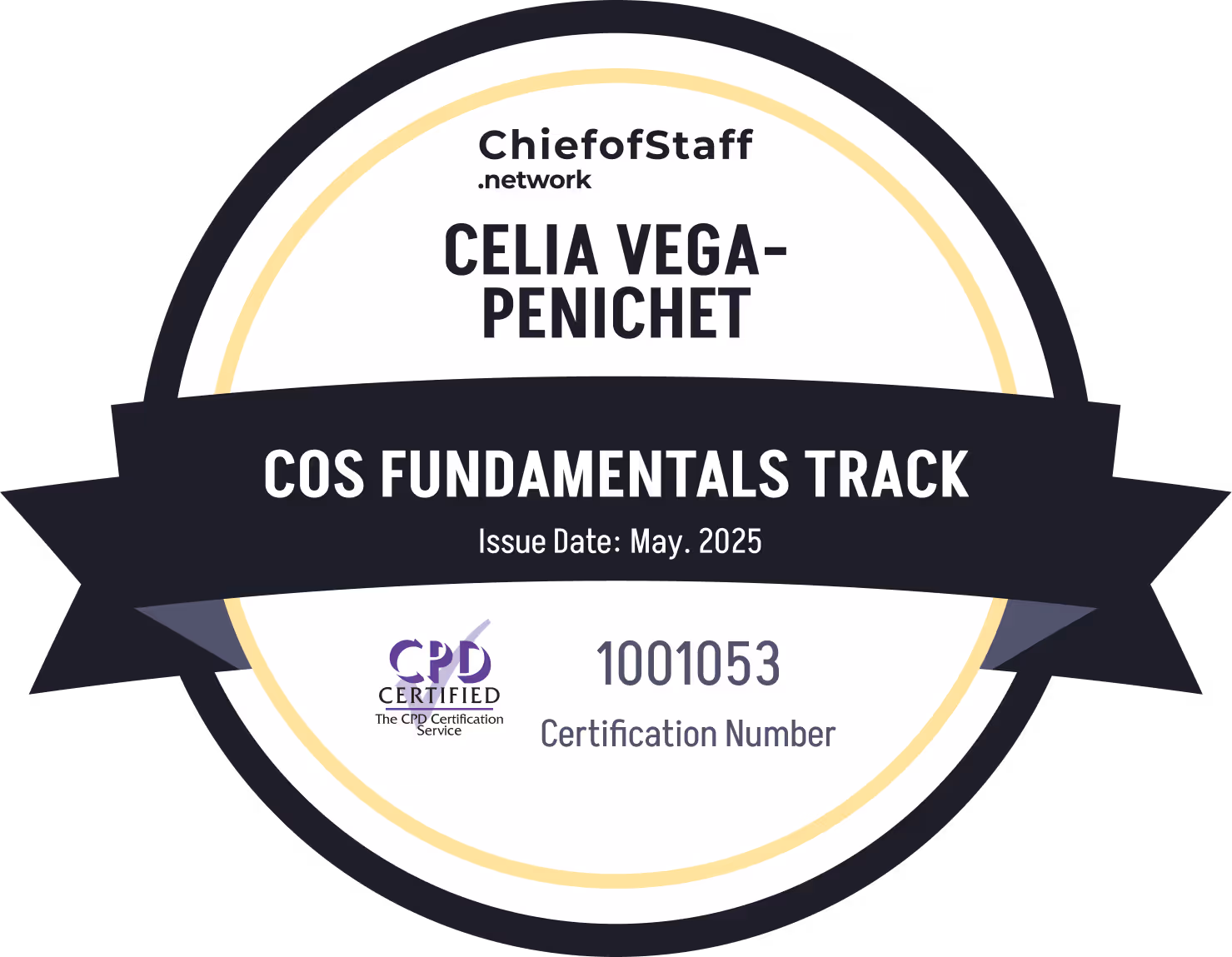 Chief of Staff Fundamentals Track (Celia Vega-Penichet)