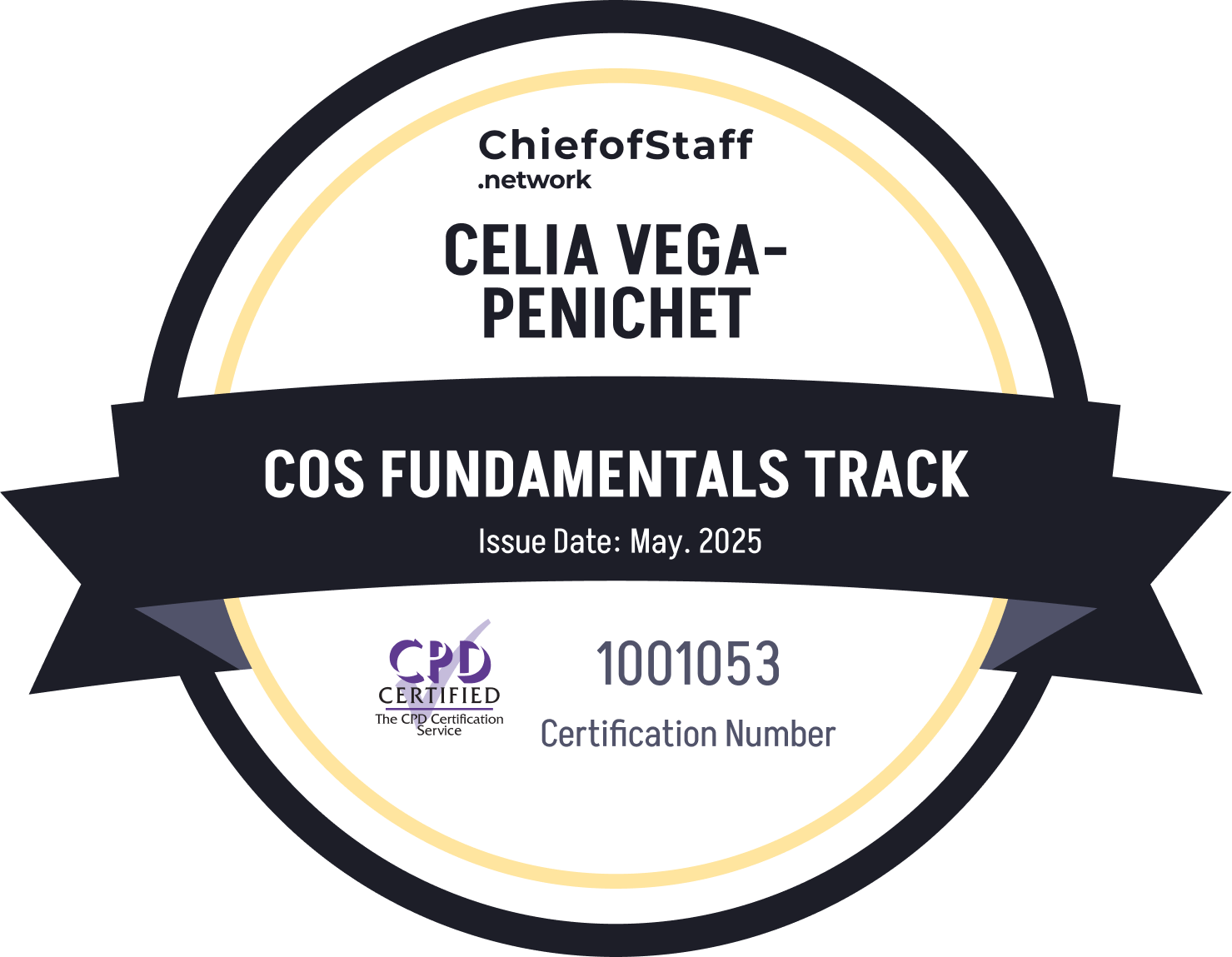 Chief of Staff Fundamentals Track (Celia Vega-Penichet)