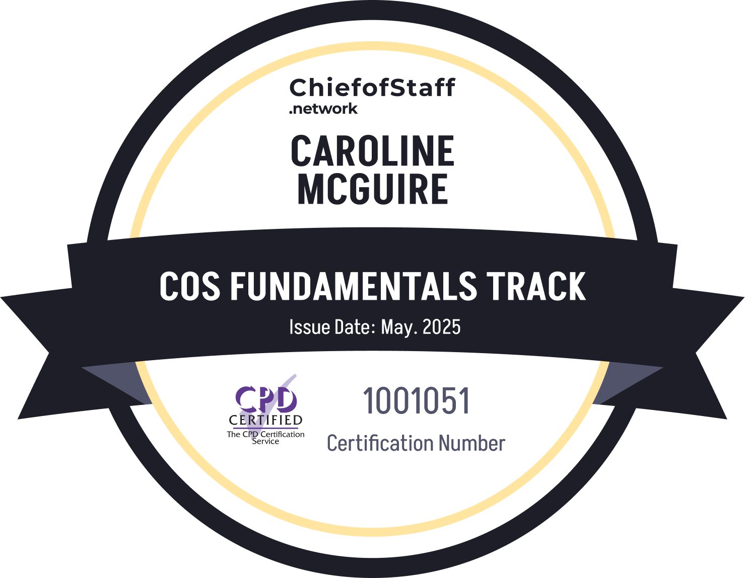 Chief of Staff Fundamentals Track (Caroline McGuire)