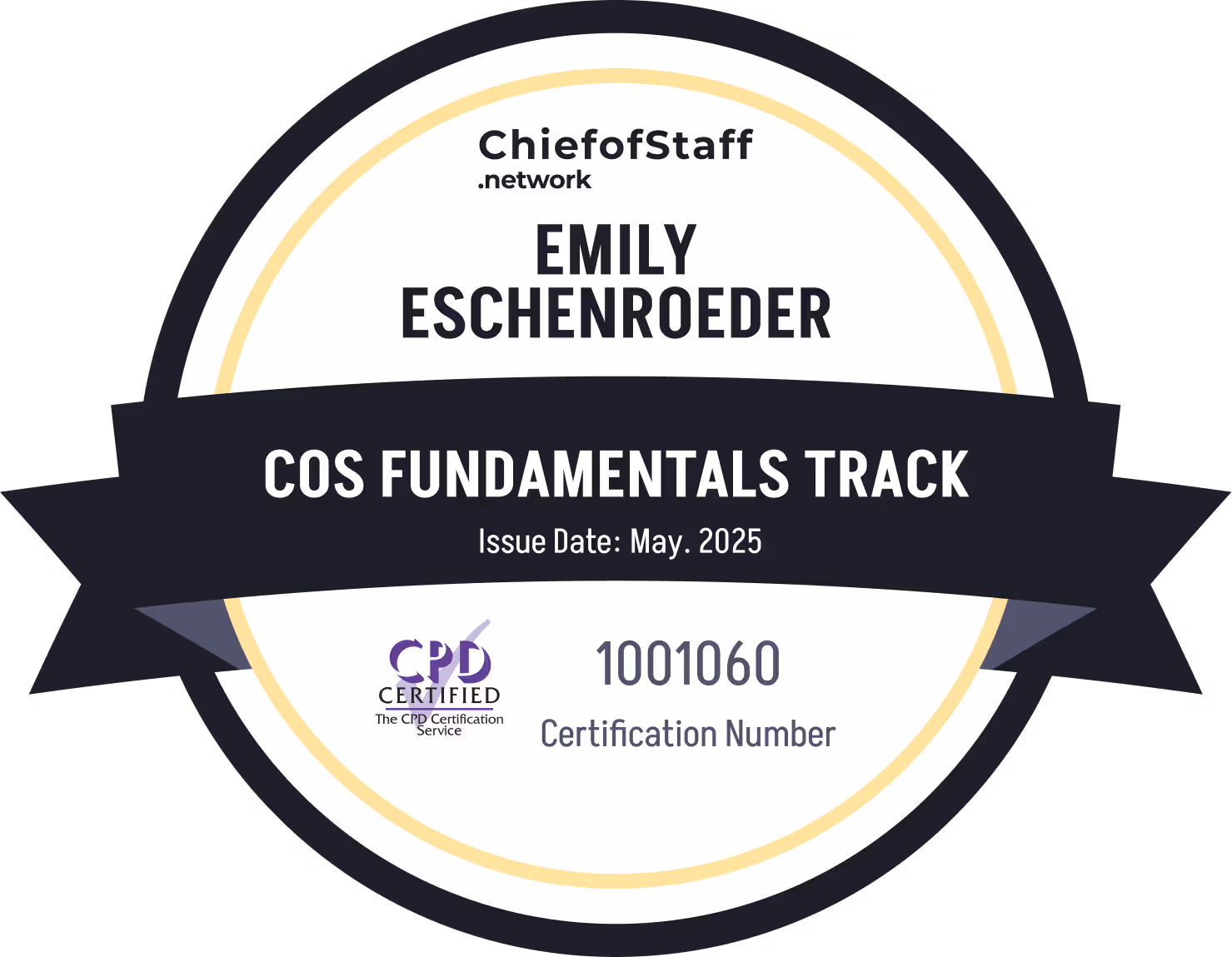 Chief of Staff Fundamentals Track (Emily Eschenroeder)