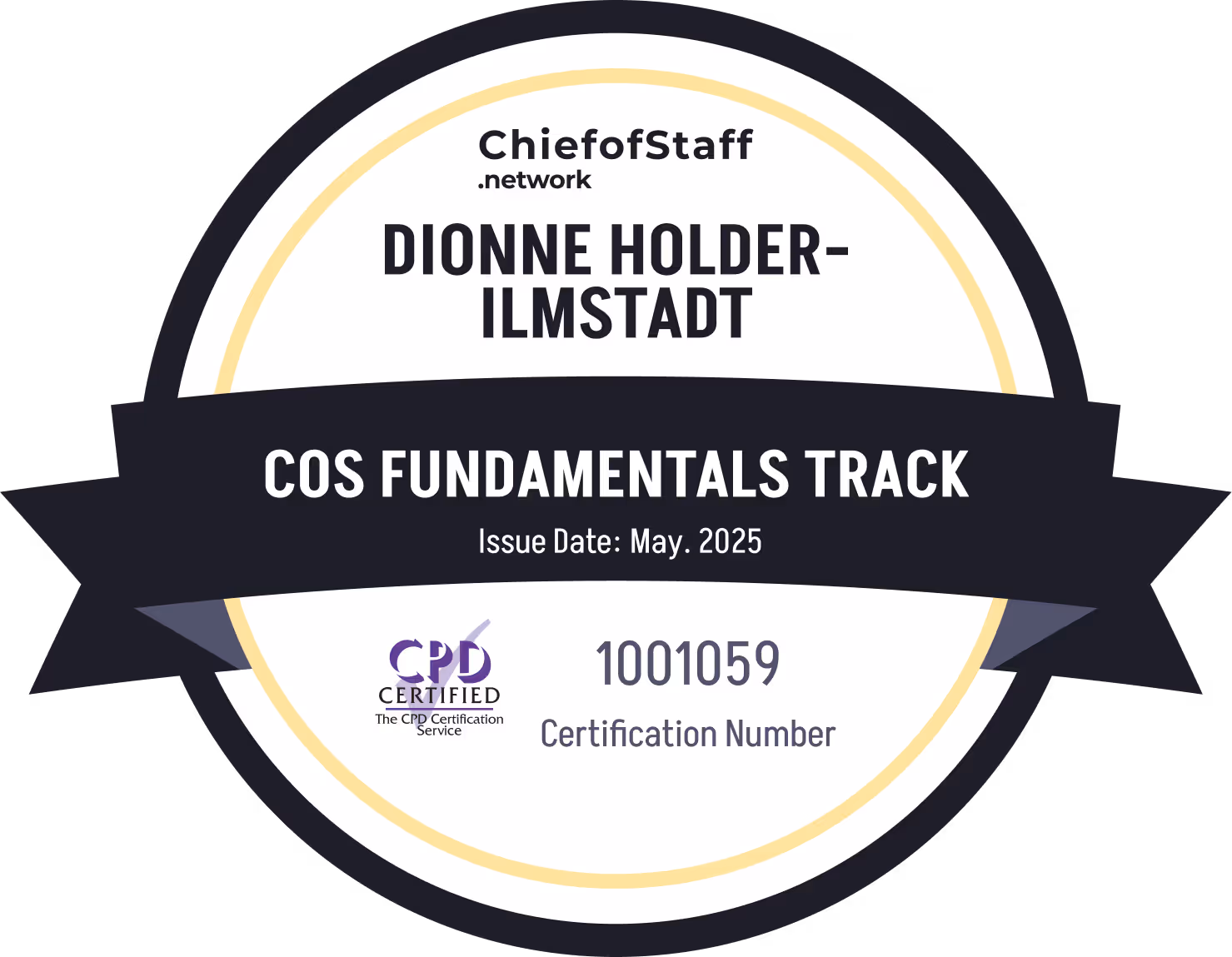 Chief of Staff Fundamentals Track (Dionne Holder-ilmstadt)