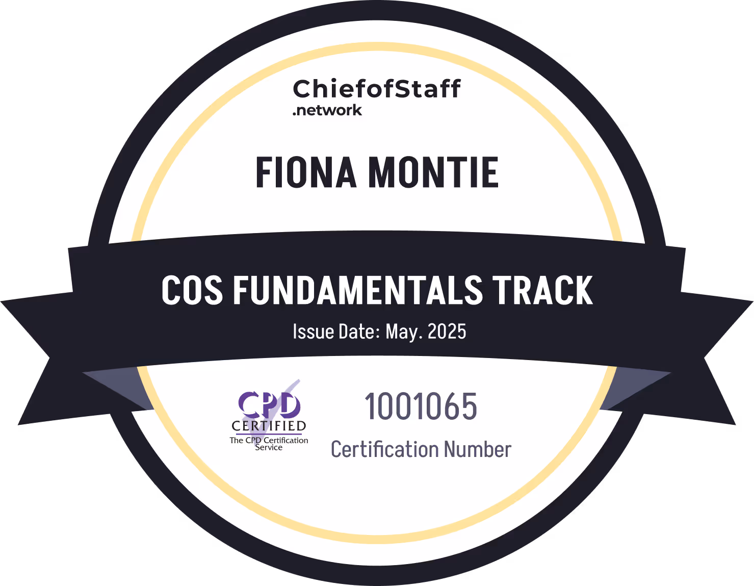 Chief of Staff Fundamentals Track (Fiona Montie)